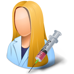 Medical Immunologist Female Light icon
